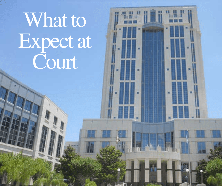 what to expect at court