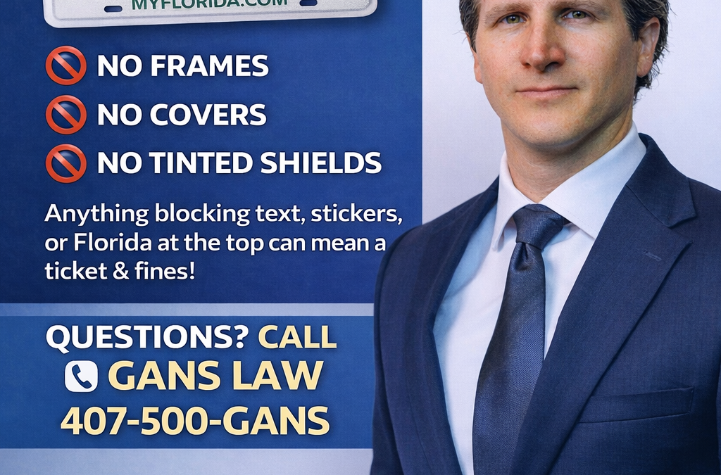 New Florida License Plate Law: What Drivers Need to Know